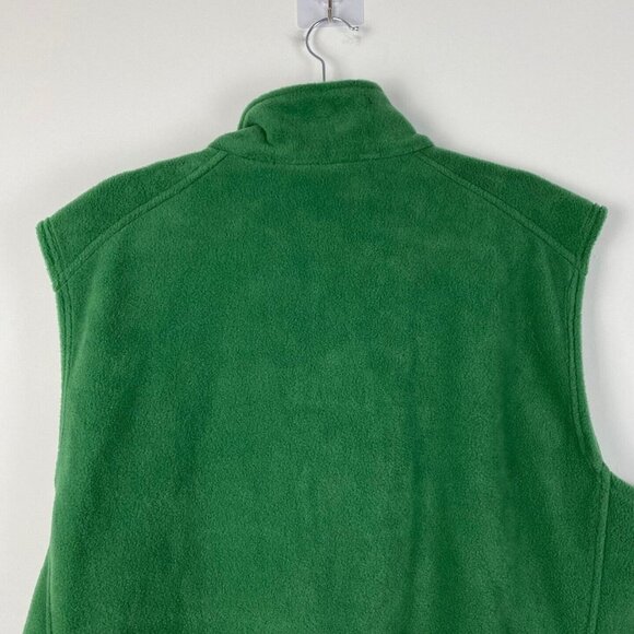 Columbia NDSU Bisons Fleece Vest Large Green Zip North Dakota State University - Picture 9 of 11